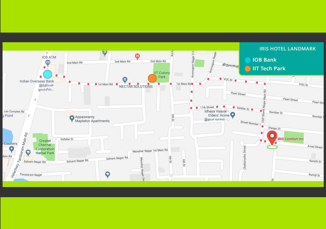 Iris Comfort Inn Chennai Eksteriør bilde